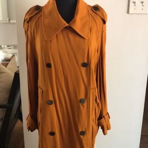 Zara Pumpkin Trench coat